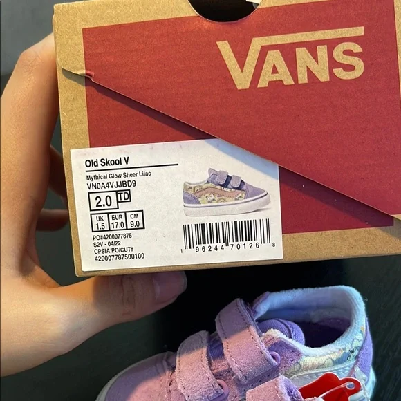 Vans Kids Purple Sneakers - Picture 5 of 5